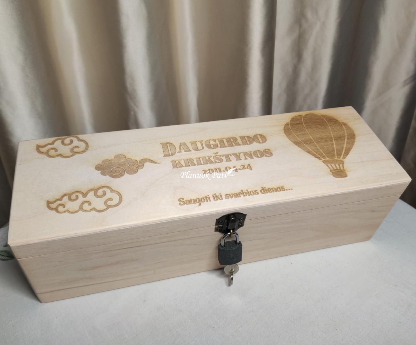 Tauraus gėrimo dėžutė krikštynoms