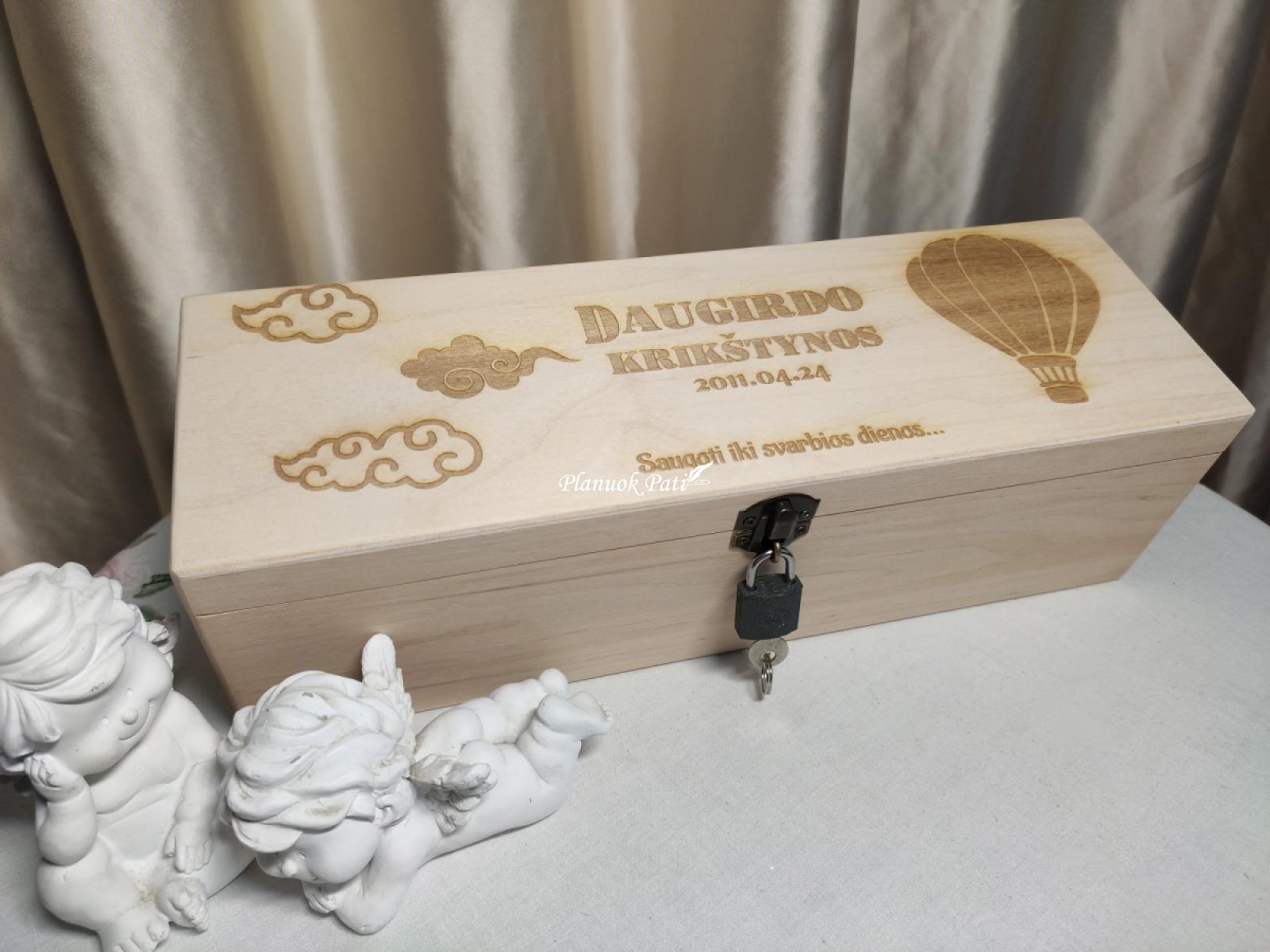 Tauraus gėrimo dėžutė krikštynoms