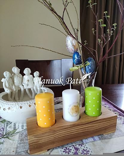 Ąžuolinė žvakidė su individualiu graviravimu