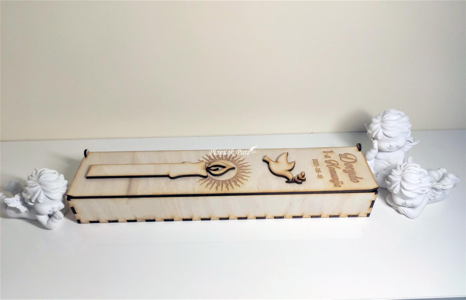 Pirmosios komunijos dėžutė žvakei