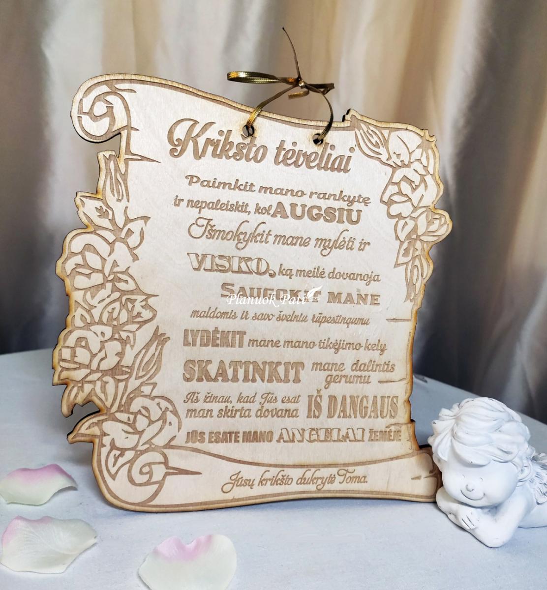 Įsakymai krikšto tėveliams - magnetas