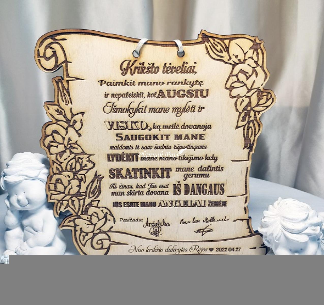 Įsakymai krikšto tėveliams - magnetas