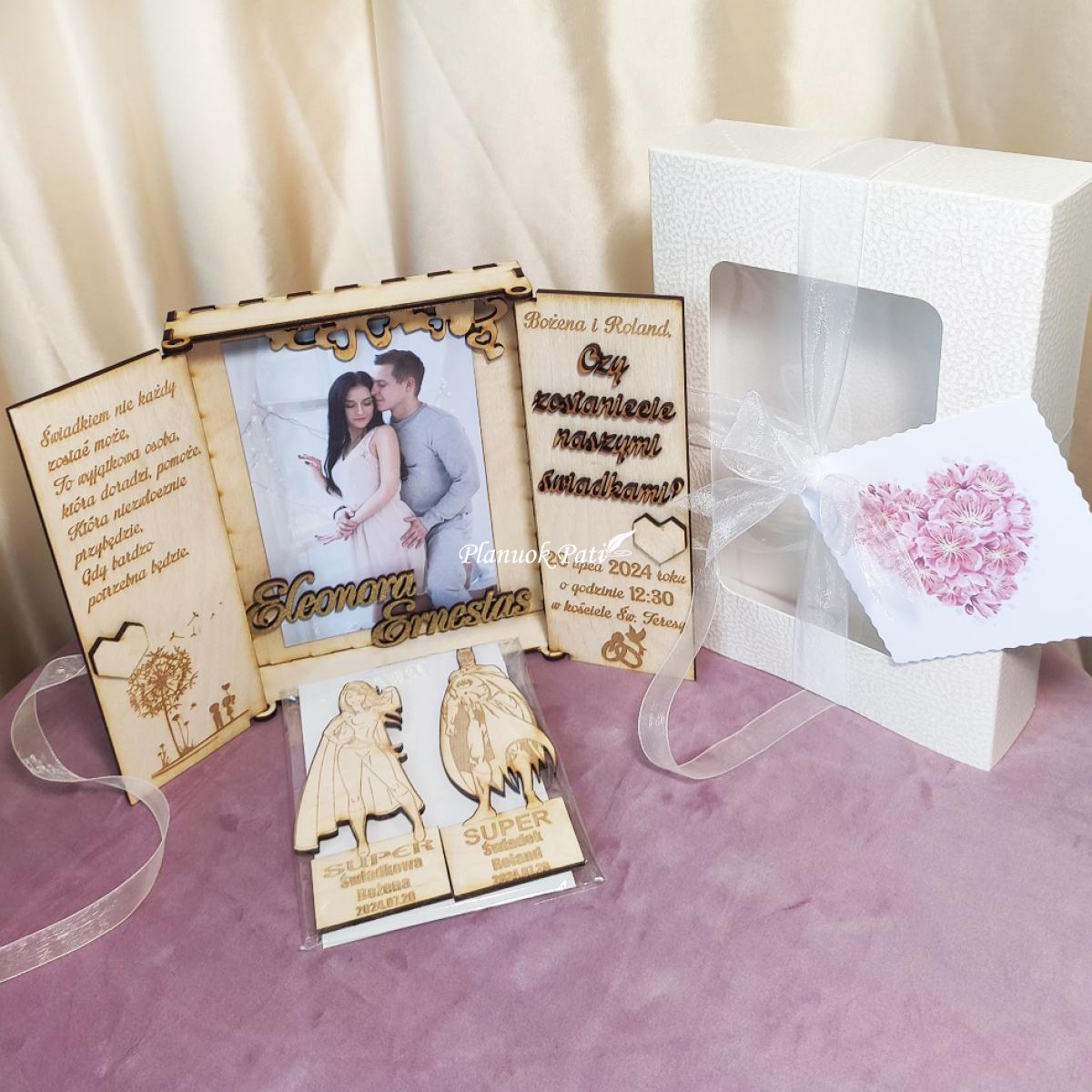 Liudininkų kvietimas - magnetukai atverčiamuose rėmeliuose