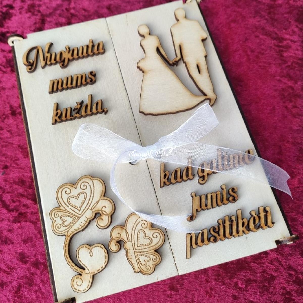 Liudininkų kvietimas - magnetukai atverčiamuose rėmeliuose