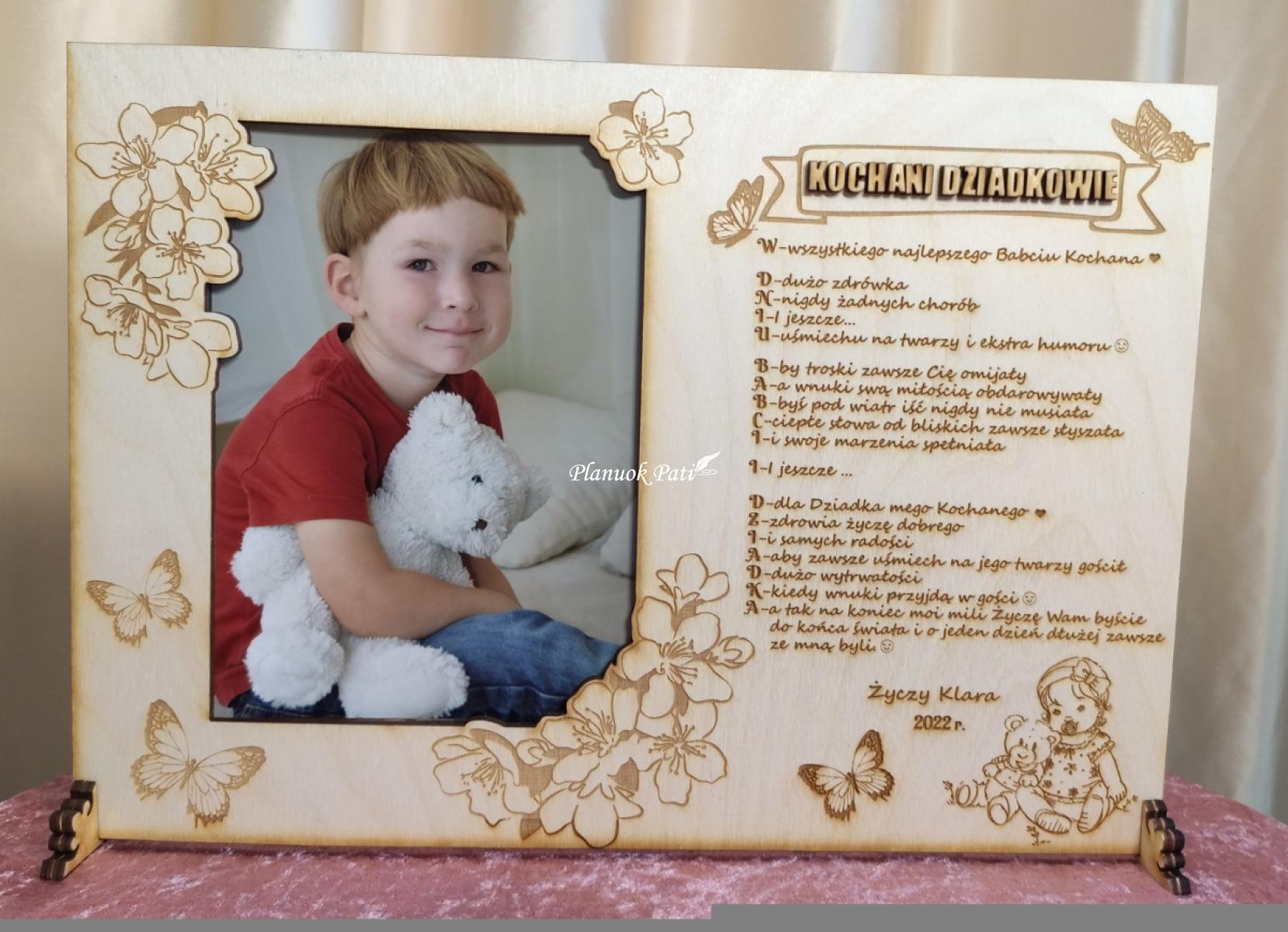 Rėmelis su individualiai graviruojamais žodžiais