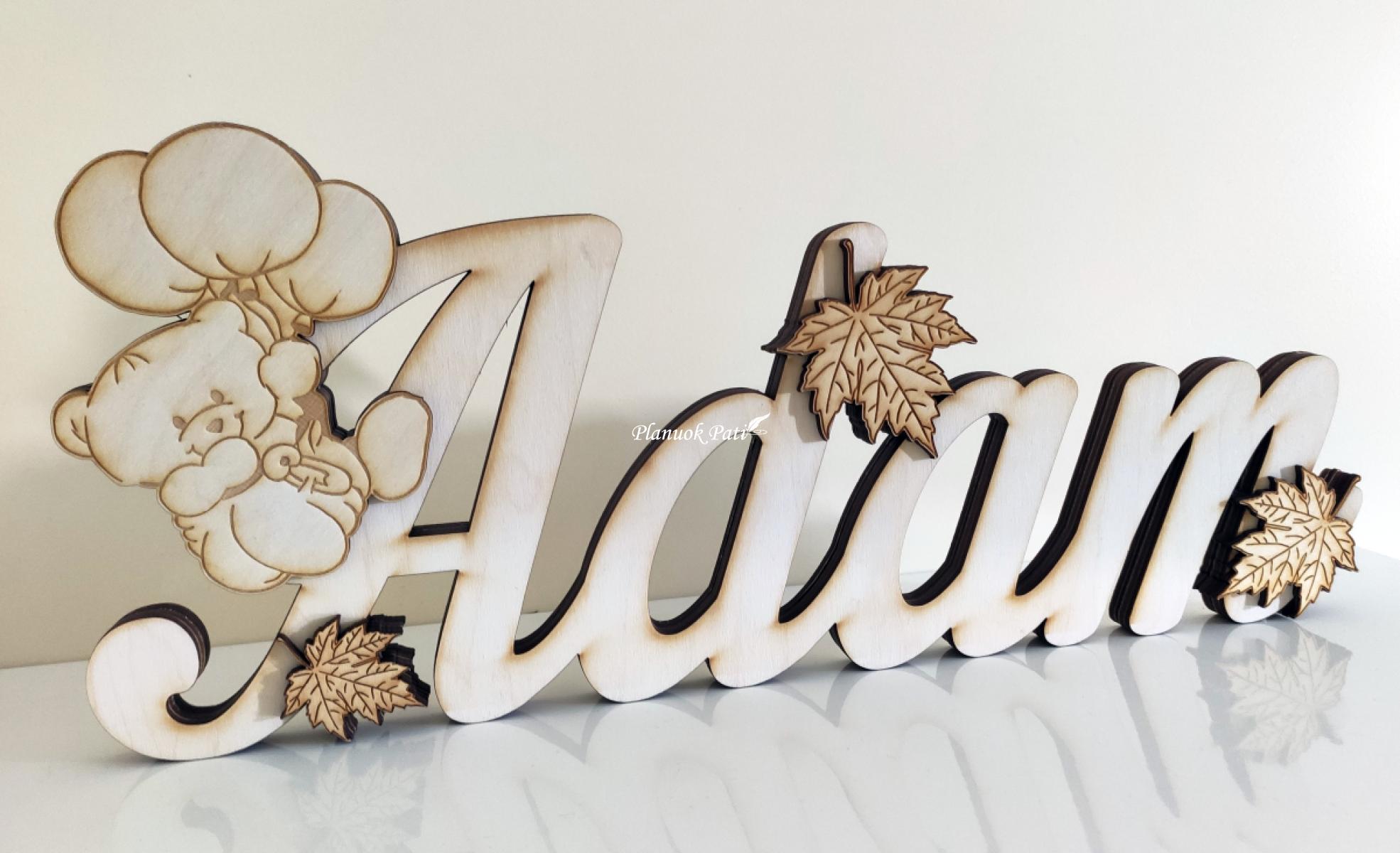 Pastatomas žodis (dekoruotas)