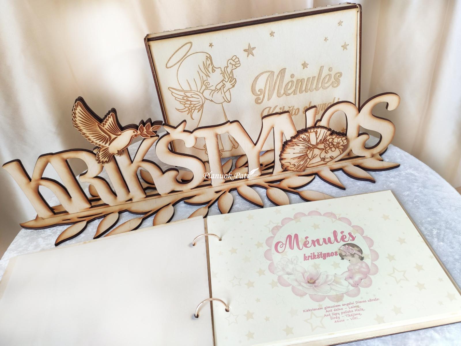 Krikštynų knyga dėžutėje (tušti lapai)