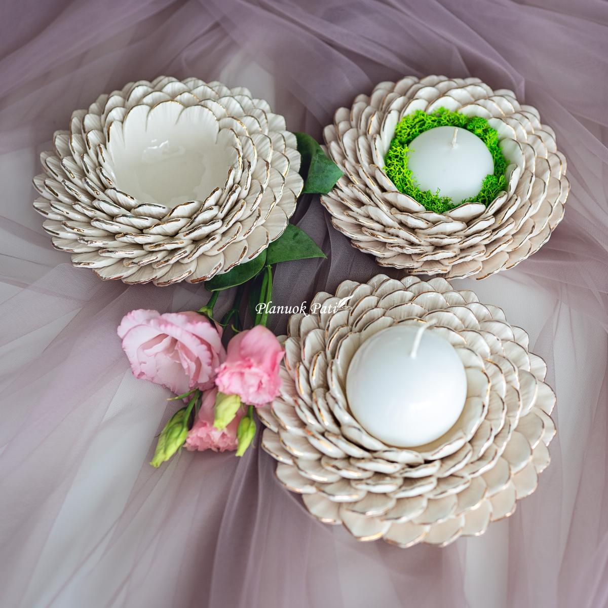 Šeimos židinys - Paauksuotas lotoso žiedas