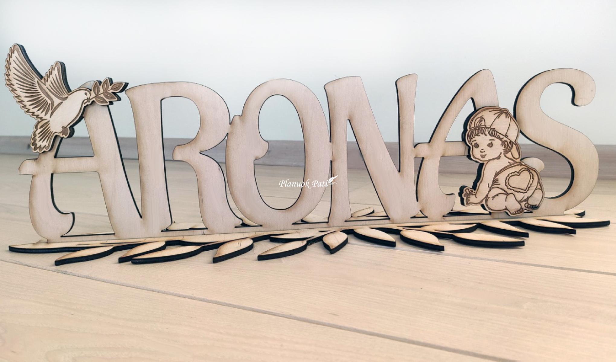 Pastatomas žodis su stoveliu