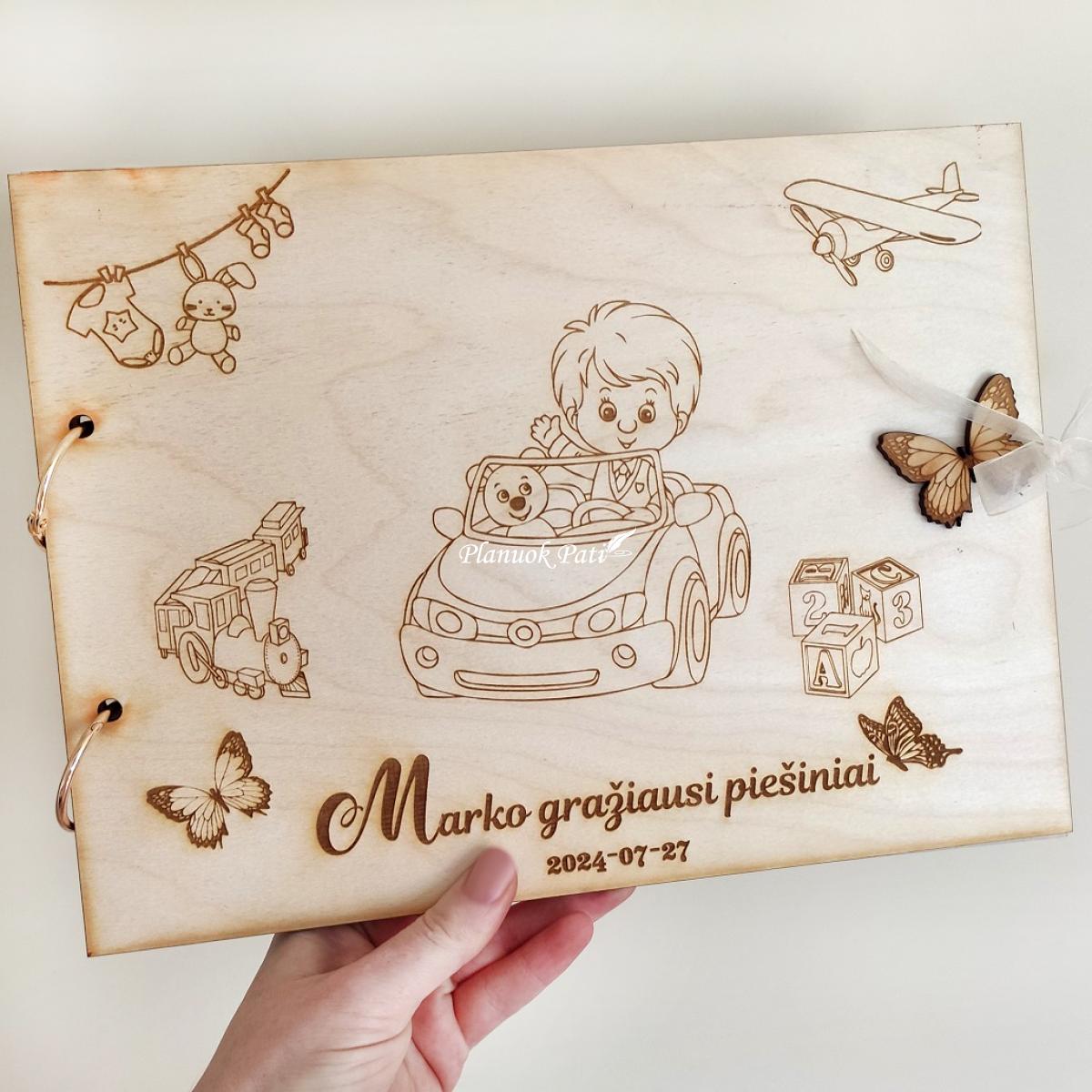 Vaiko piešinių segtuvas (A4 formatas)