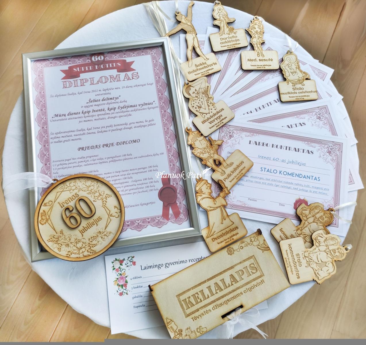 Jubiliejaus komplektas - Laimingo gyvenimo receptas