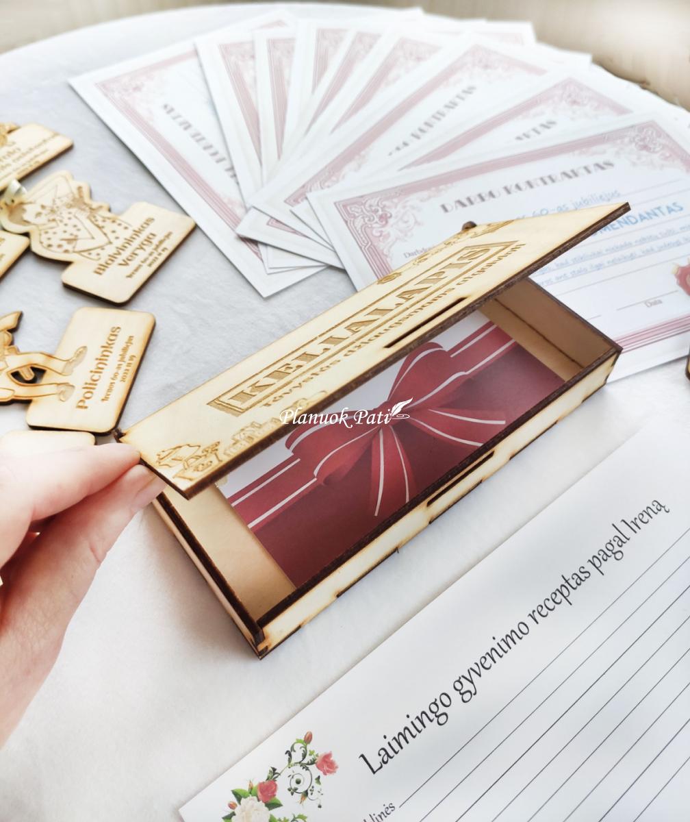 Jubiliejaus komplektas - Laimingo gyvenimo receptas