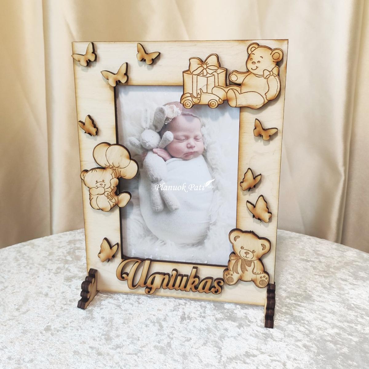 Dekoruotas rėmelis nuotraukai