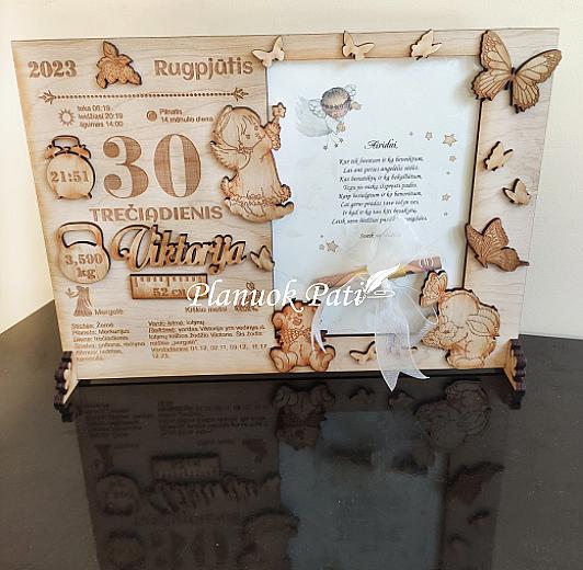 Gimimo dienos metrikai pinigams dovanoti