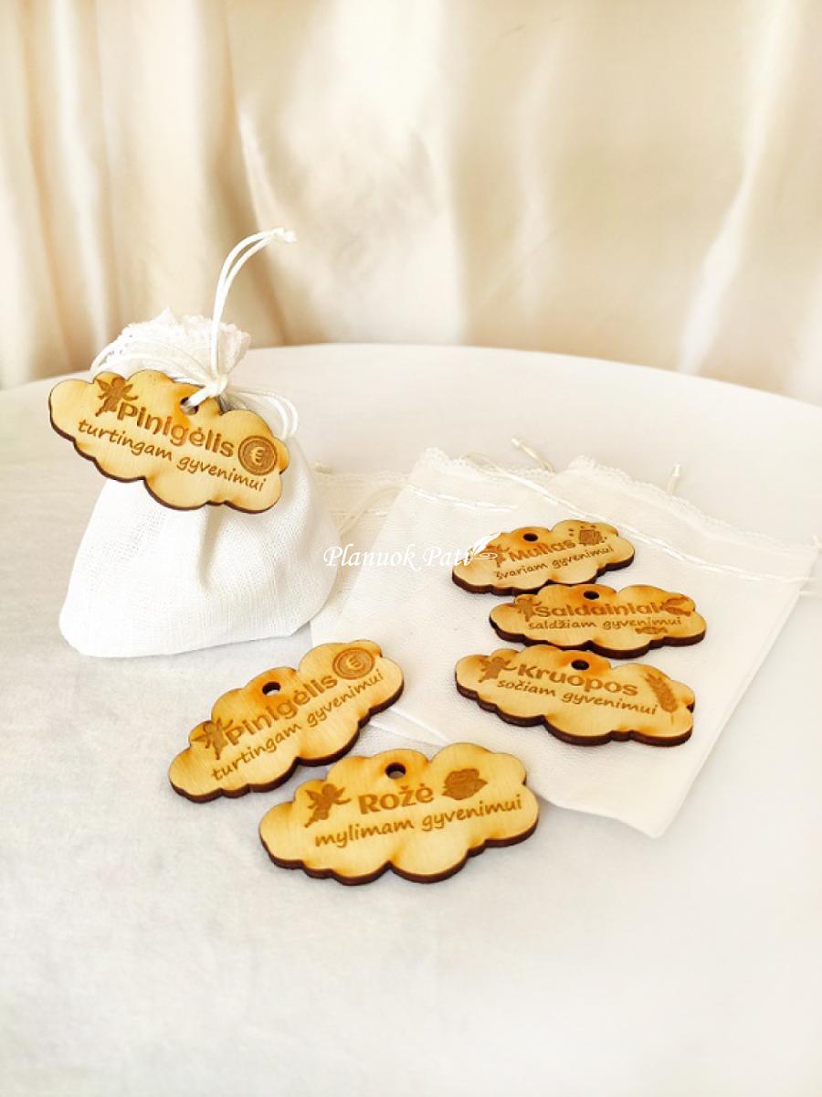 Palinkėjimai krikštynų maišeliams