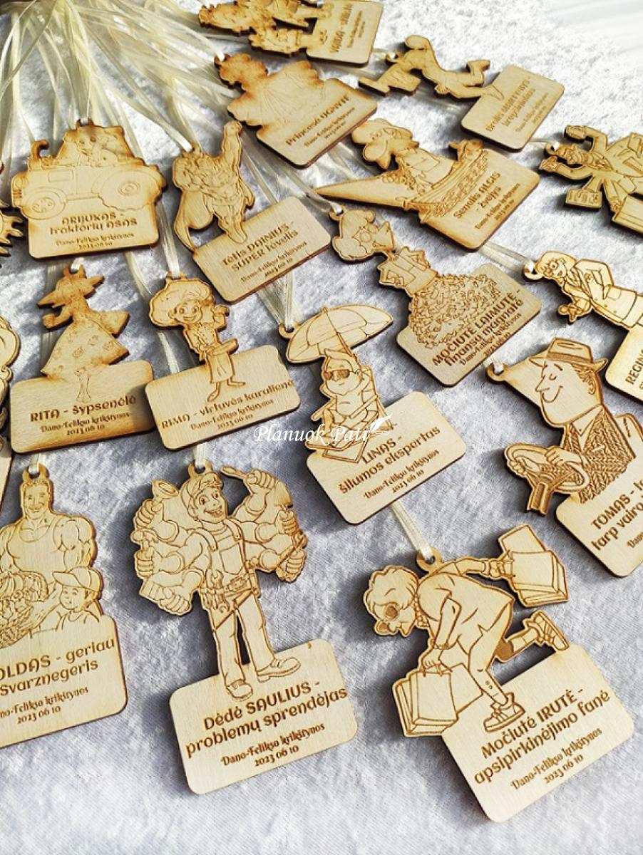 Krikštynų medaliai - magnetukai