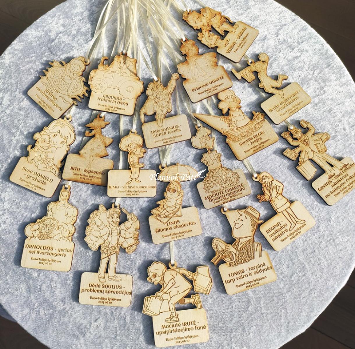 Krikštynų medaliai - magnetukai