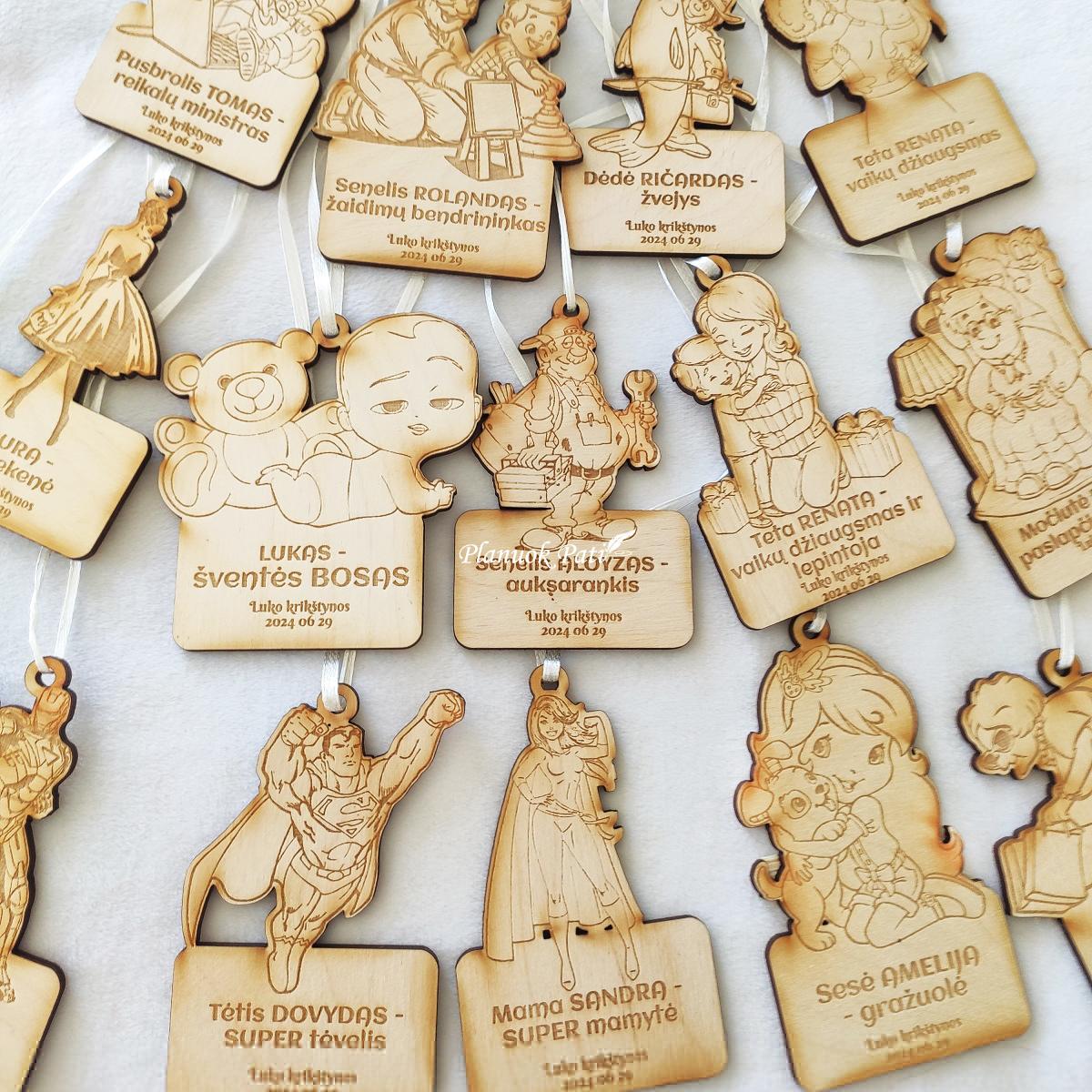 Krikštynų medaliai - magnetukai