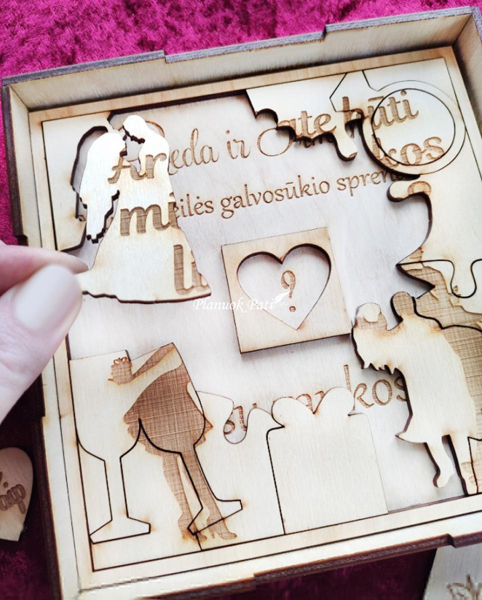 Kvietimas būti liudininkais - galvosūkis