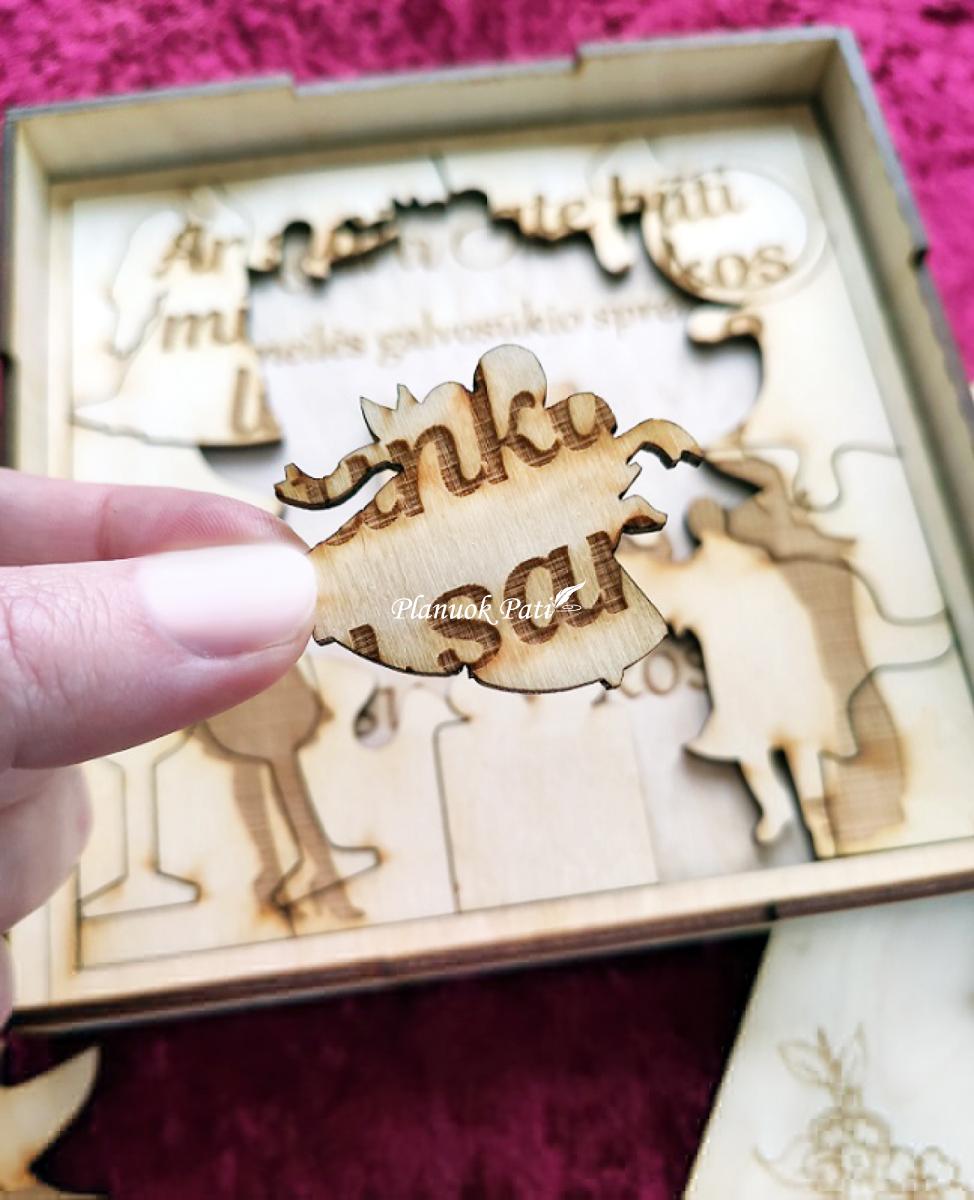 Kvietimas būti liudininkais - galvosūkis