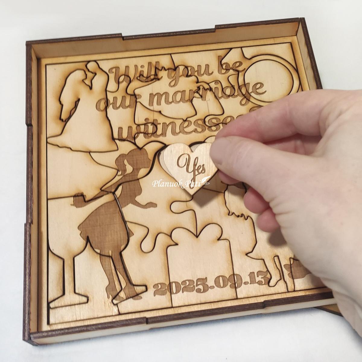 Kvietimas būti liudininkais - galvosūkis