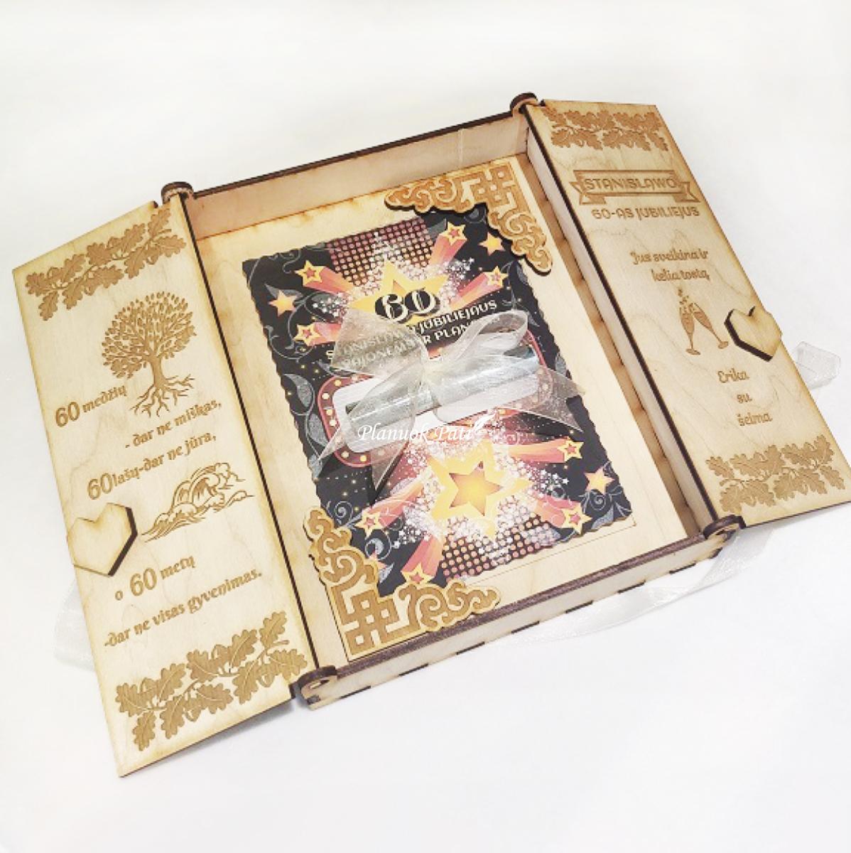 Jubiliejaus rėmelis pinigams dovanoti