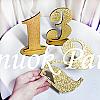 Blizgūs skaičiai - stalo numeriukai
