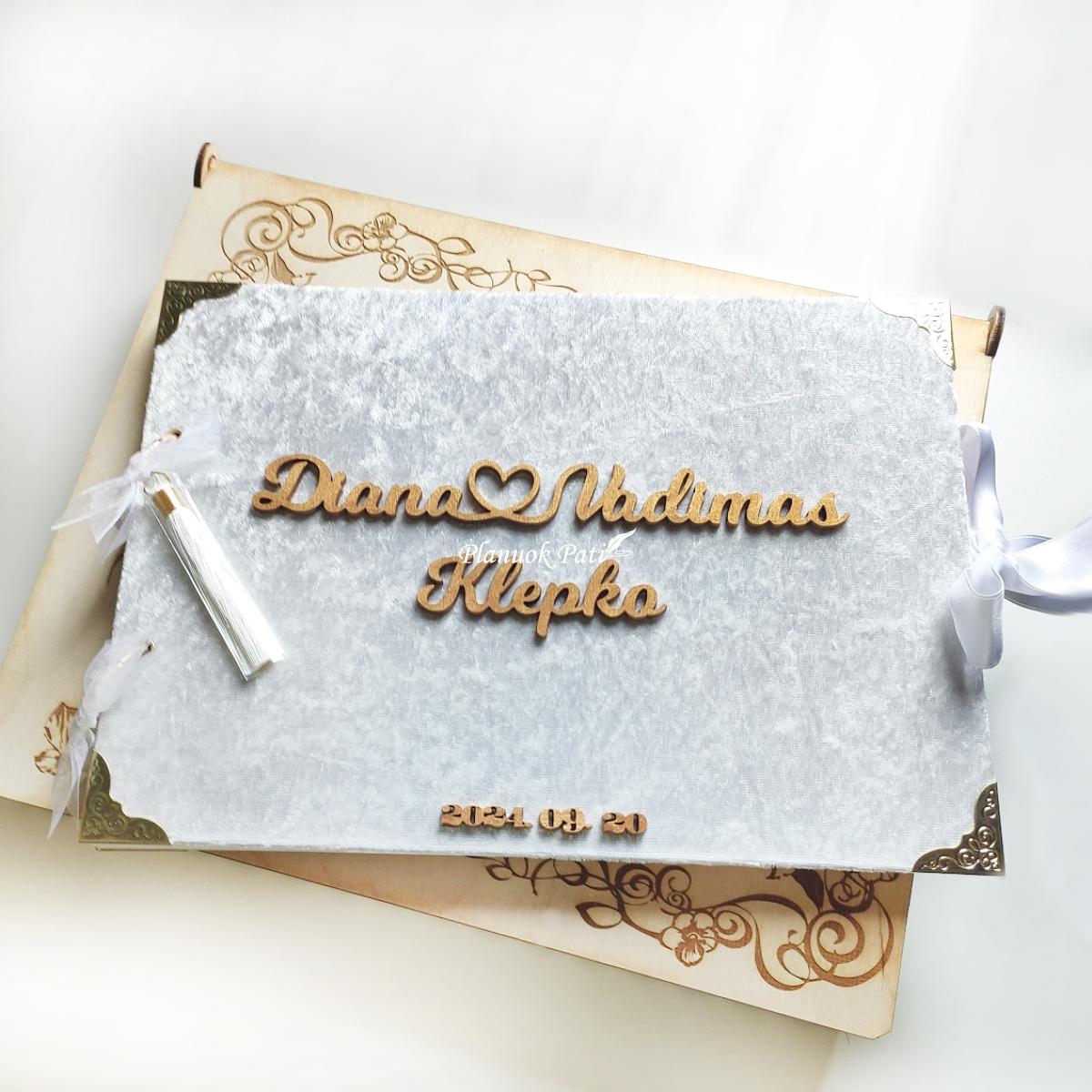 Vestuvinė palinkėjimų knyga Širdies Gija