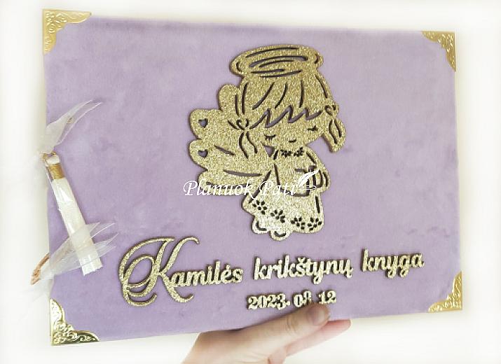 Krikštynų palinkėjimų knyga Angeliukė