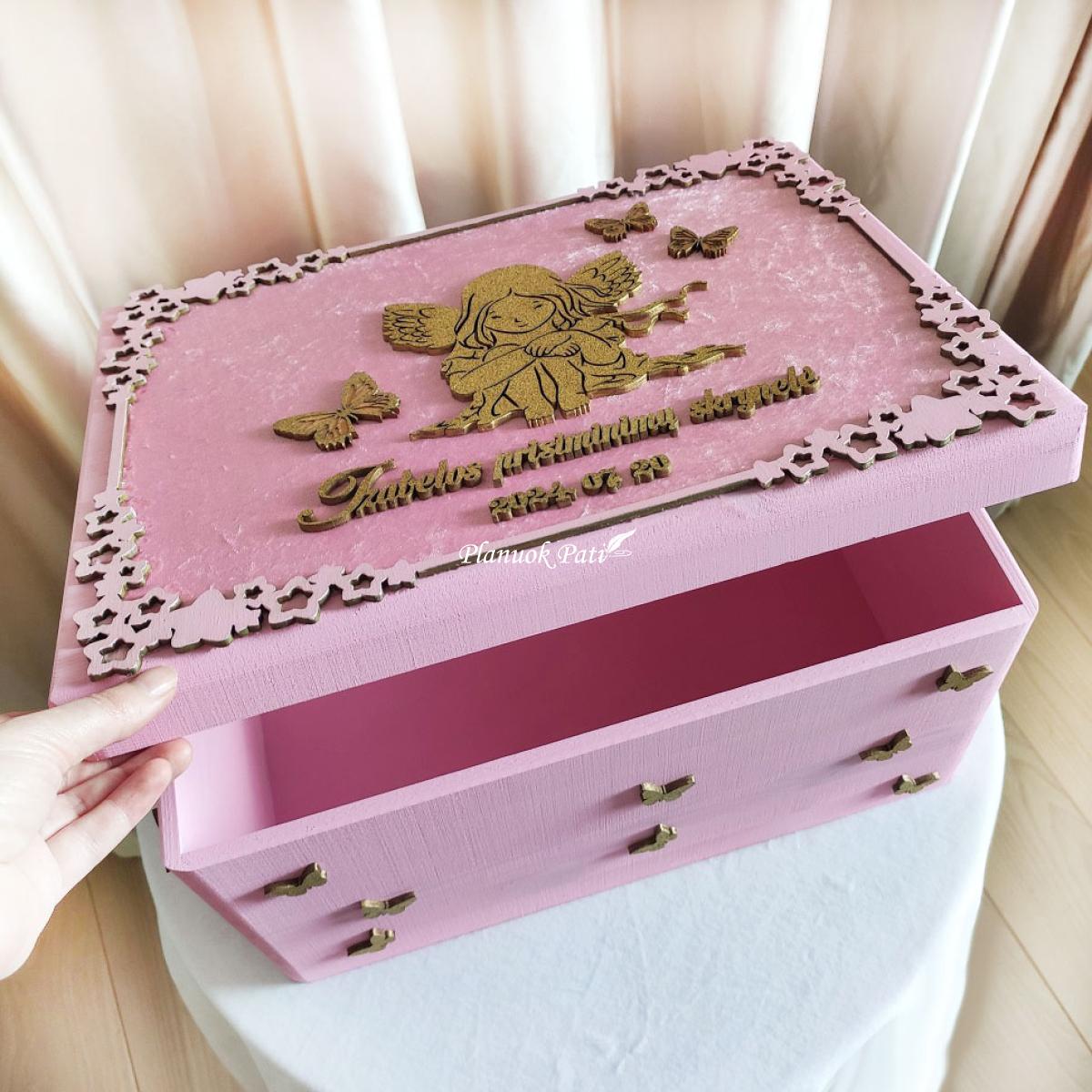 Krikštynų palinkėjimų albumas Mergaitė angelas