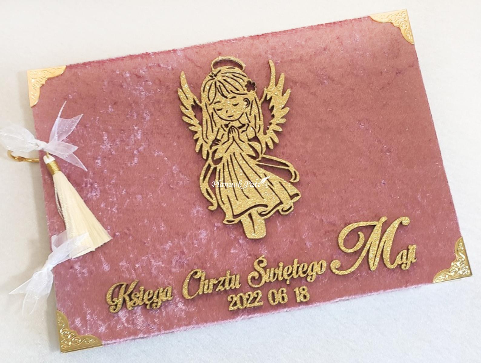 Krikštynų palinkėjimų albumas Mergaitė angelas