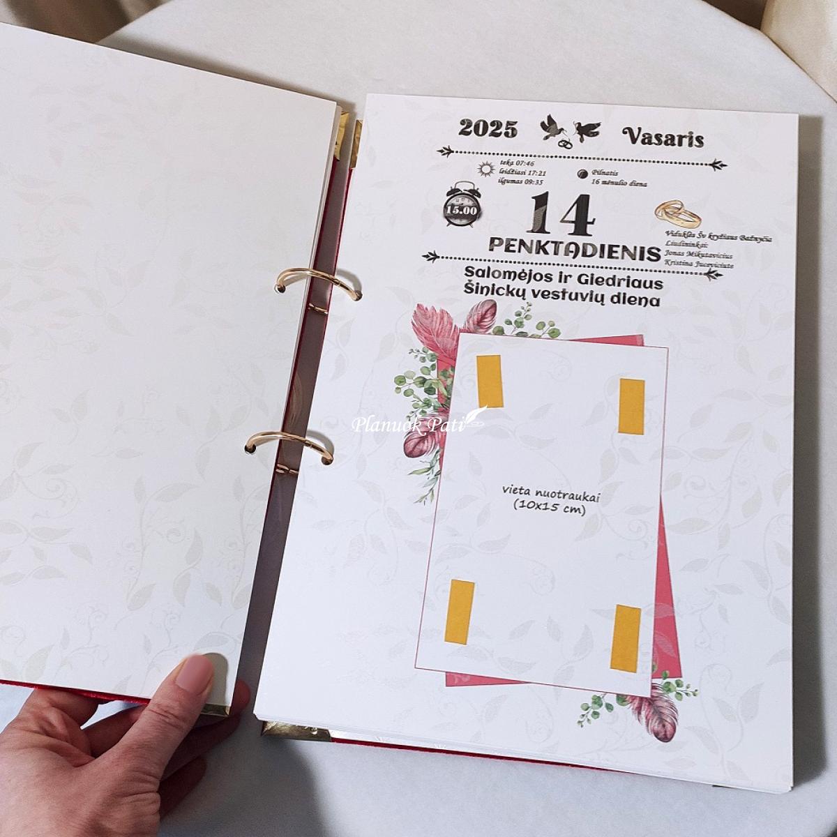 Vestuvinis palinkėjimų albumas Meilės Plunksna