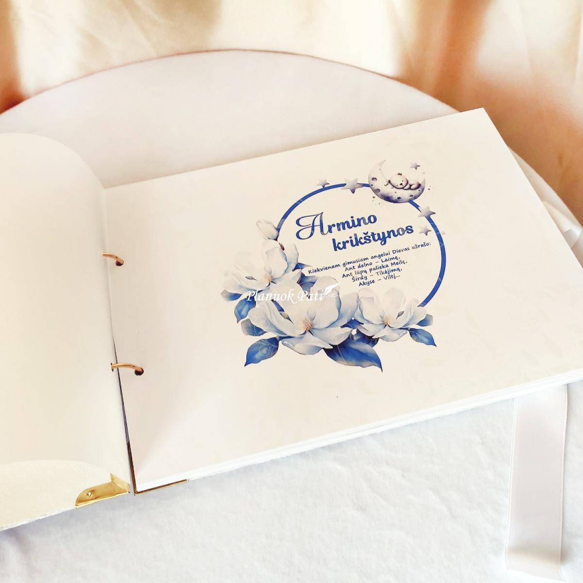 Krikštynų palinkėjimų albumas Arkliukas (įvairios spalvos)