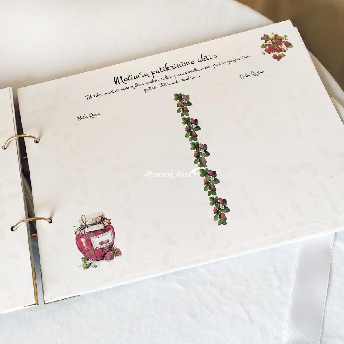 Krikštynų palinkėjimų albumas Arkliukas (įvairios spalvos)