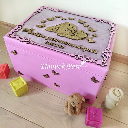 Krikštadėžė Tarp drugelių (įvairios spalvos)