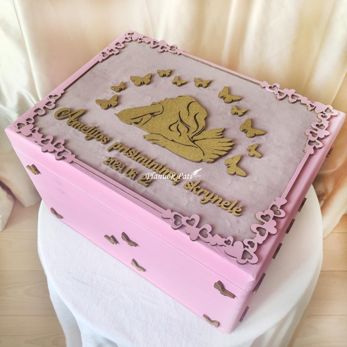 Krikštadėžė Tarp drugelių (įvairios spalvos)