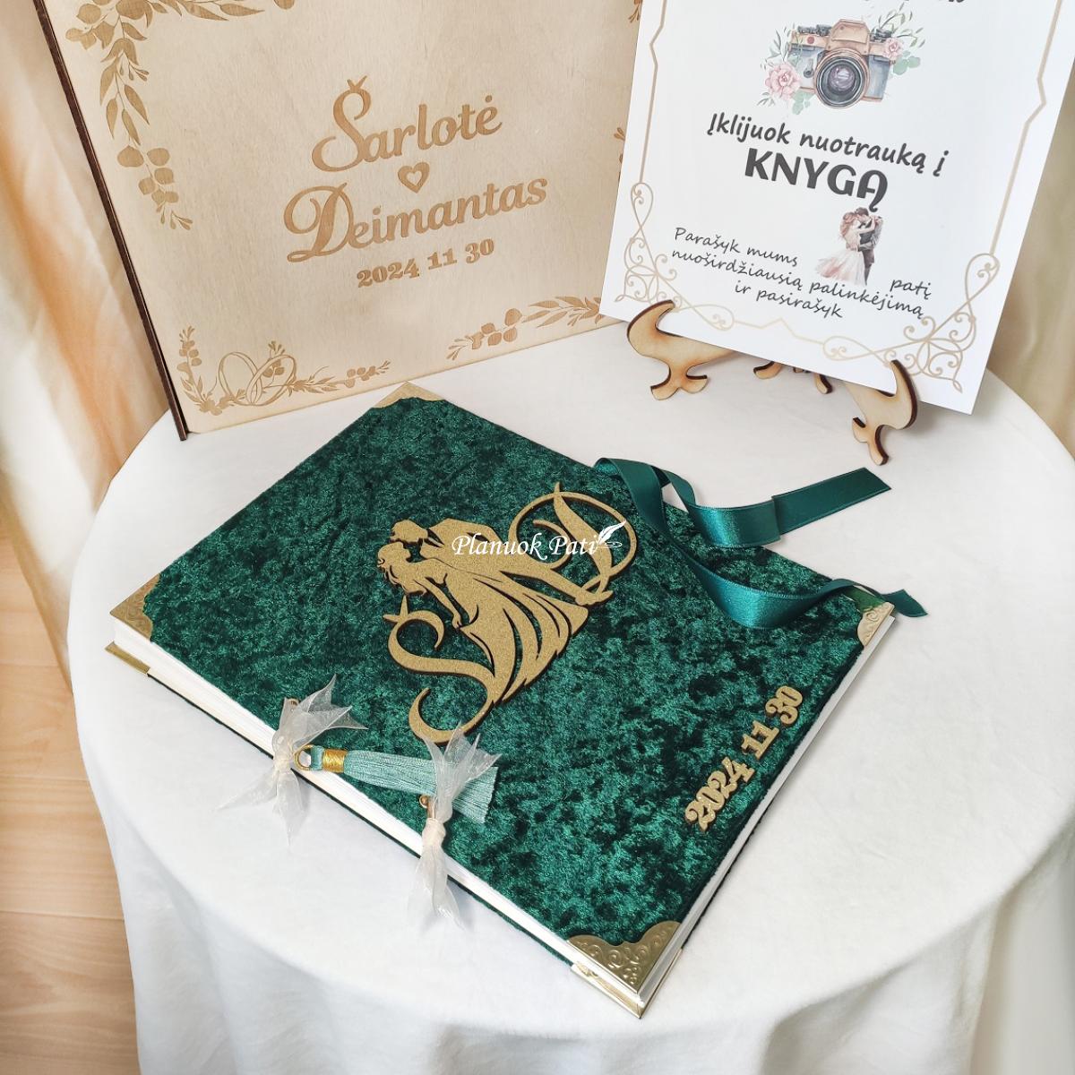 Palinkėjimų knyga vestuvėms Jaunieji