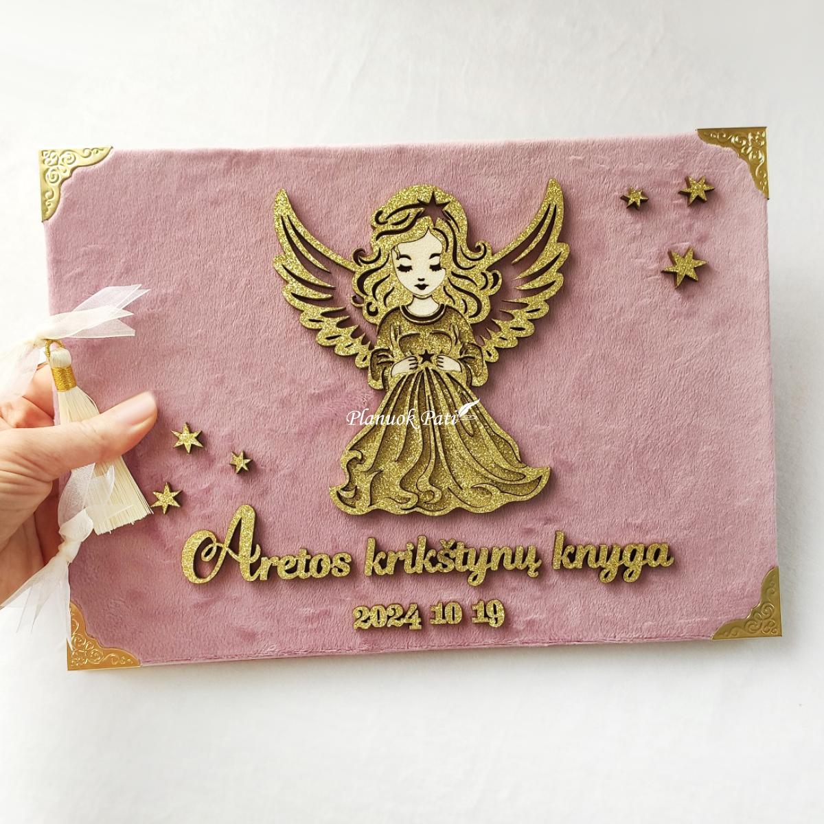 Palinkėjimų albumas Krikštynų angelas