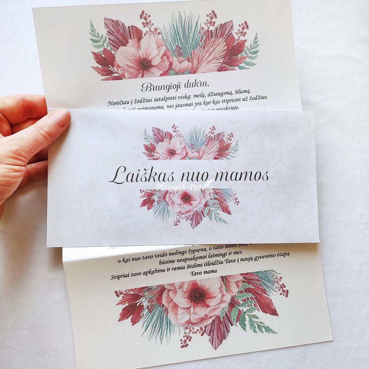 Laiškas nuo mamos ar tėvelių