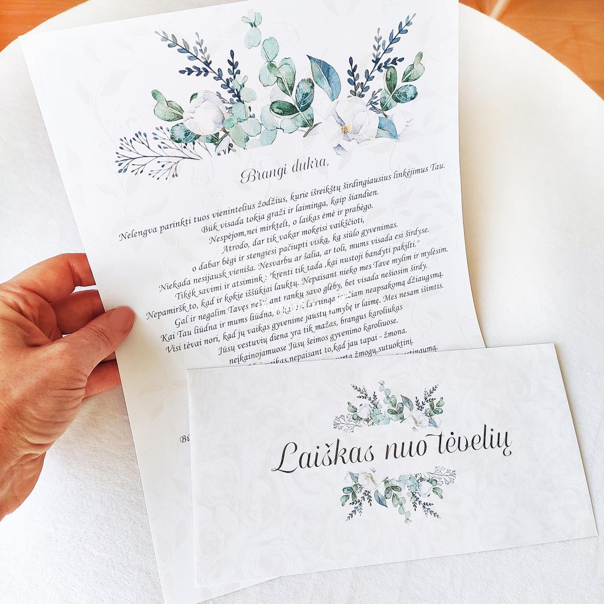 Laiškas nuo mamos ar tėvelių