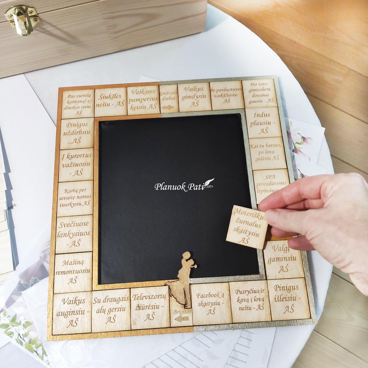 Vestuvių žaidimų komplektas liudininkams