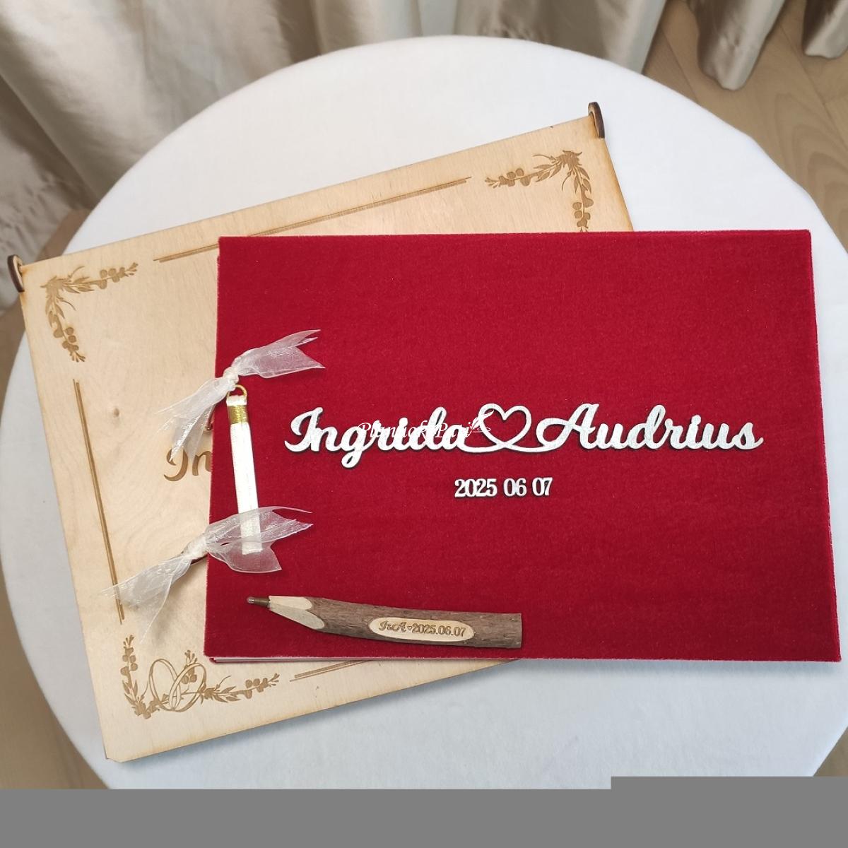 Palinkėjimų knyga vestuvėms Sidabro gija