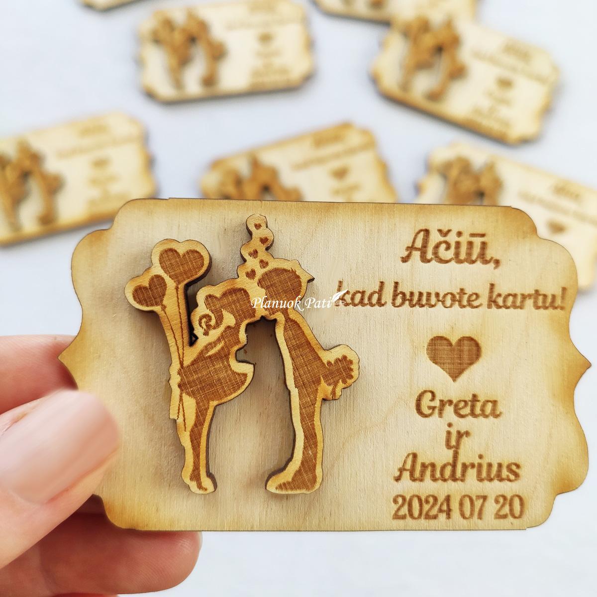 Magnetukai svečiams padėka