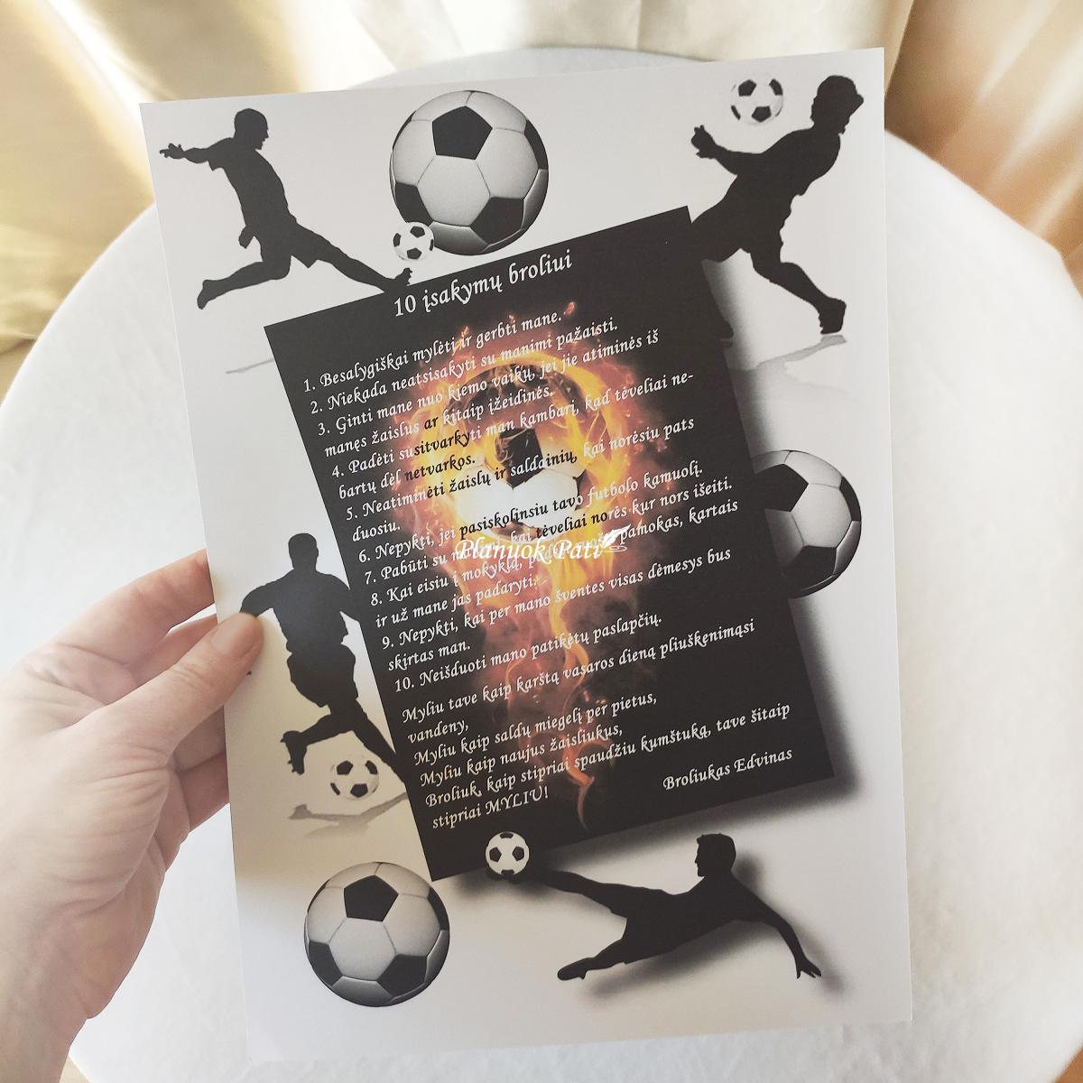 Įsakymai broliui ar sesei su loterija