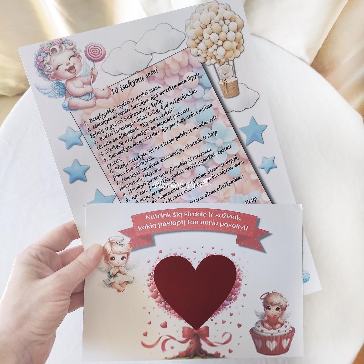 Įsakymai broliui ar sesei su loterija