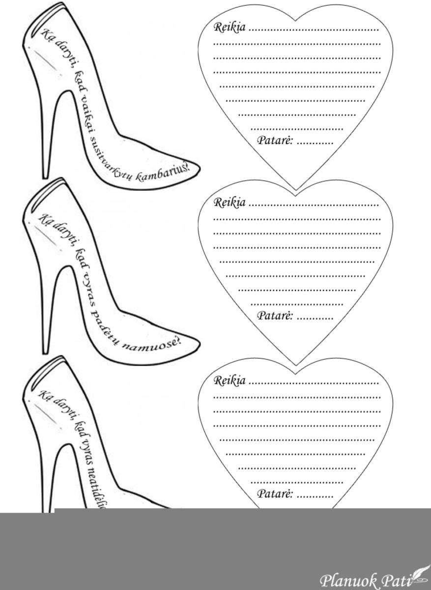 Patarimai ištekėjus