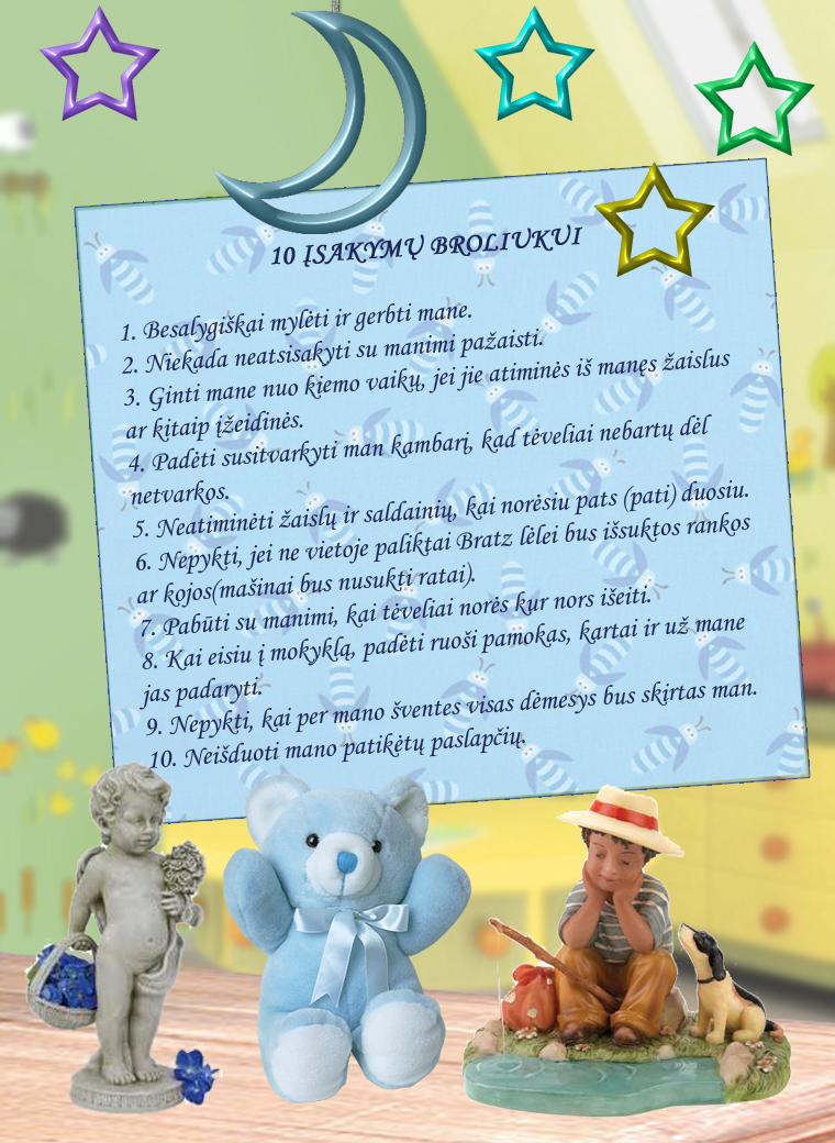 Dešimt įsakymų broliukui