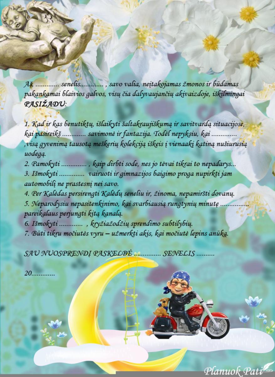 Senelio pasižadėjimas