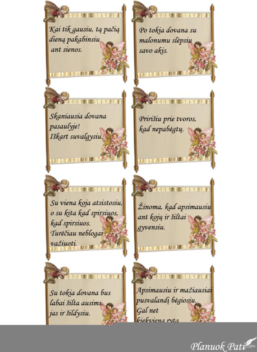 Linksmosios dovanėlės