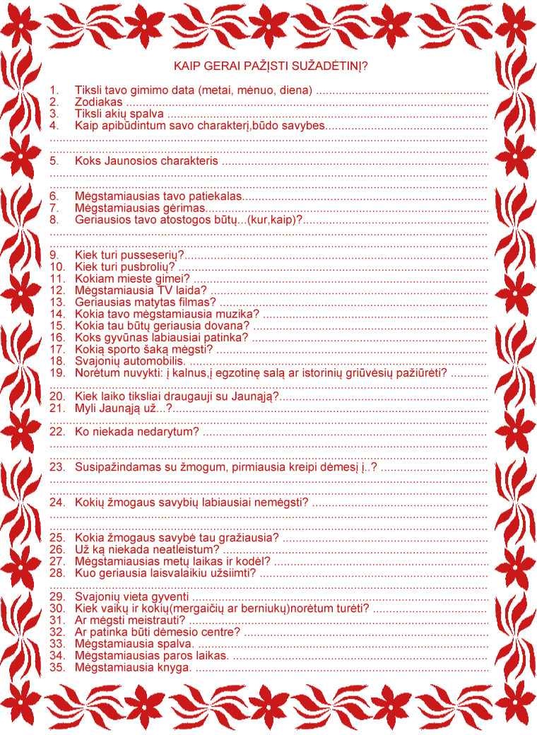 Ar pažįsti jaunąjį?